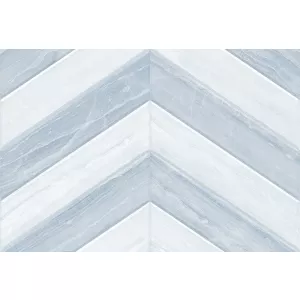 Плитка облицовочная Global Tile Ars шеврон голубой 40*27 см