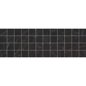 Декор Laparet Royal мозаичный чёрный MM60074 20х60