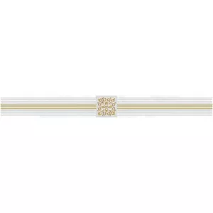 Бордюр Laparet Royal белый 6,3х60