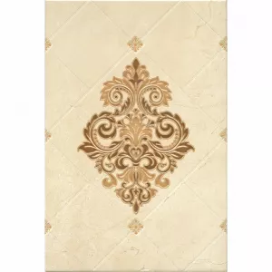 Декор Global Tile Marseillaise капитоне бежевый 40*27 см